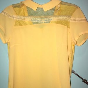 Yellow Collared shirt